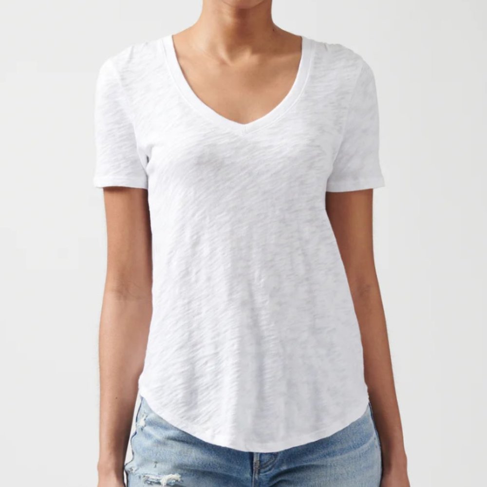 ATM Slub V Neck Tee